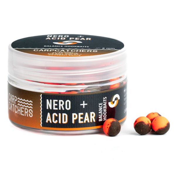Бойли Carp Catchers Balance Hookbaits - Ø8 мм - NERO&Acid Pear