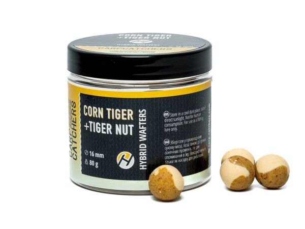 Бойлы Carp Catchers Hybrid Wafters - Corn Tiger&Tiger Nut - Ø16 мм