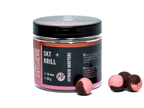 Бойлы Carp Catchers Hybrid Wafters - SKT&Krill - Ø16 мм