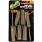 Бусина буферна Fox EDGES Chod Heli Buffer Sleeve - Trans Khaki - 6 шт/уп