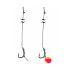 Короповий повідець з голкою Bait Spike Rigs - Wide Gape Hook №8 - 15 см - 25lb/11,5 кг - Профмонтаж - 3 шт/уп
