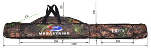 Чохол для вудилищ Megastrike 130 см - Двосекційний - Дубок