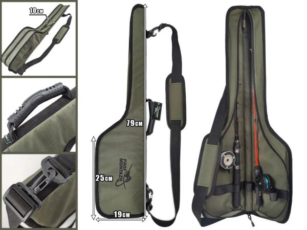 Чохол для зимових та бортових вудок з котушкою ICE HUNTER (79х30х10см) - ПрофМонтаж