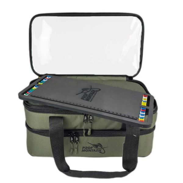 Подвійна сумка з поводочницею Multi-Bag Double - Для аксесуарів та годівниць - ПрофМонтаж