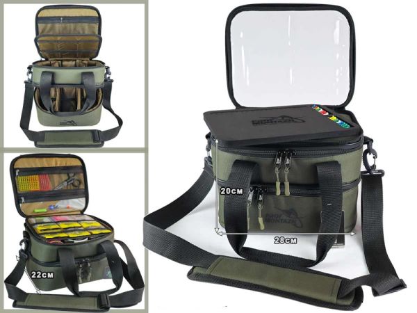 Подвійна сумка з поводочницею Multi-Bag Mini - 28х22х20 см - ПрофМонтаж