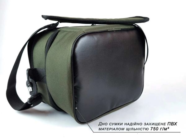 Подвійна сумка з поводочницею Multi-Bag Mini - 28х22х20 см - ПрофМонтаж