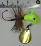 Джиг-головка Інстинкт "Кобилка з гривою" та пелюсткою №7 - 5,5 г - 36 мм