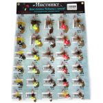 Джиг-головка Інстинкт "Кобилка з гривою" та пелюсткою - 1,7 г - Набір 30 шт.