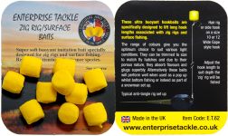 Штучна насадка Enterprise - Zig Rig/Surface Baits - Yellow - 10 шт/уп