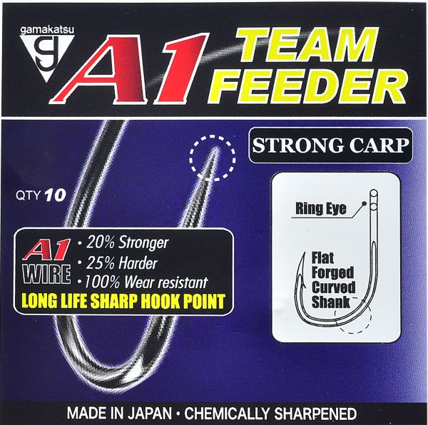 Гачок Gamakatsu A1 Team Feeder Strong Carp - 10 шт/уп