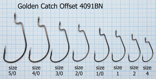 Крючок Golden Catch Offset 4091BN