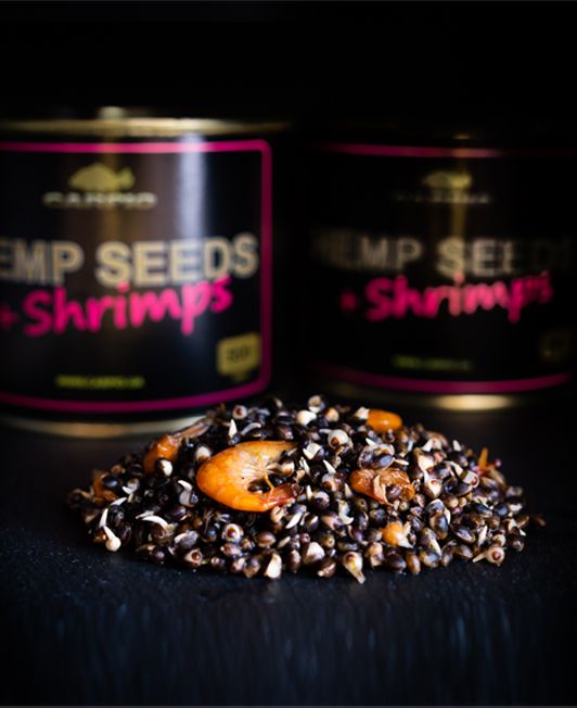 Конопляная смесь с креветкой Hemp Seeds+Shrimps Carpio - Консервированная  - 0.5 л