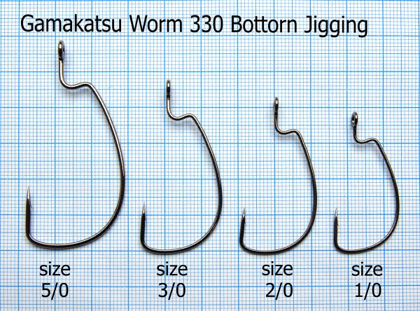 Крючок Gamakatsu Worm 330 Bottorn Jigging