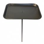 Карповый монтажный столик Anvi под подставку - С адаптером - 35х25х4 см - Пластик - Чёрный