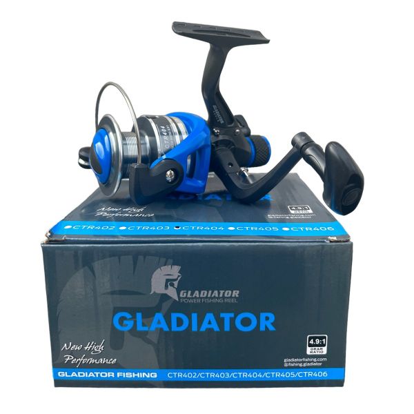 Катушка Gladiator CTR 4000 (404) - 4+1bb - Металлическая шпуля - Синяя