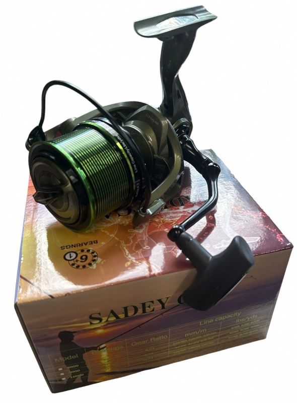 Котушка Sadey Carp Pro 8000 - Без бейтраннера - Для коропового лову (6+1bb;4.7:1) - Китай