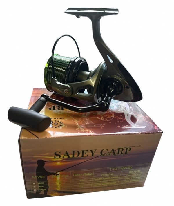 Котушка Sadey Carp Pro 8000 - Без бейтраннера - Для коропового лову (6+1bb;4.7:1) - Китай