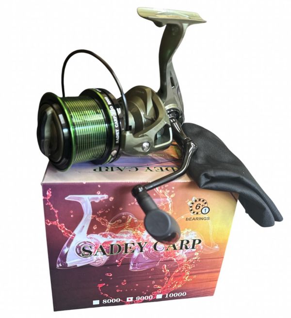 Котушка Sadey Carp Pro 9000 - Без бейтраннера - Для коропового лову (6+1bb;4.7:1) - Китай