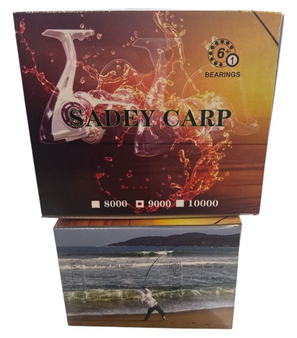 Котушка Sadey Carp Pro 9000 - Без бейтраннера - Для коропового лову (6+1bb;4.7:1) - Китай