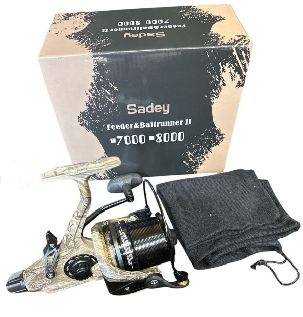Котушка Sadey Feeder&Baitrunner 2 CAMO - 7000 - З бейтраннером - (7+1bb;4.7:1) - Китай