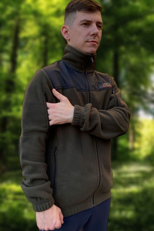 Кофта флисовая Carpe Diem "Best Friend" - Хаки