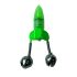 Дзвіночок подвійний з прищіпкою "Світлячок" - На батарейці - Зелений - 1 шт.
