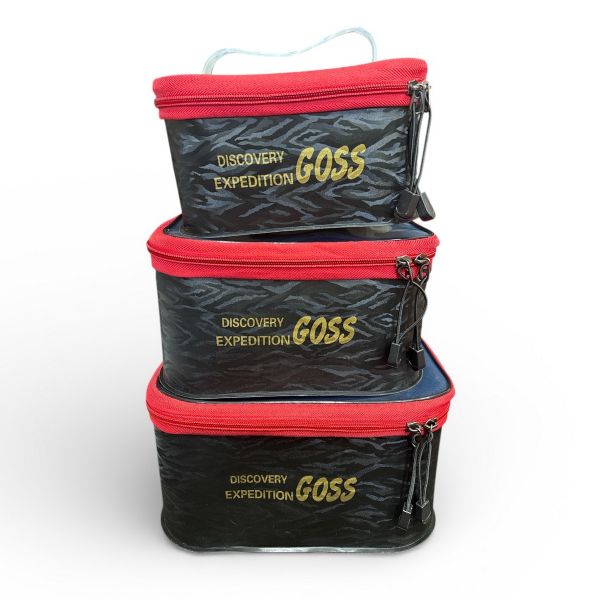 Комплект сумок прогумованих GOSS 3в1 (28x18x14 big)-(24x16x12 medium)-(21x13x10 small)