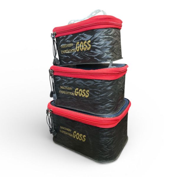 Комплект сумок прогумованих GOSS 3в1 (28x18x14 big)-(24x16x12 medium)-(21x13x10 small)