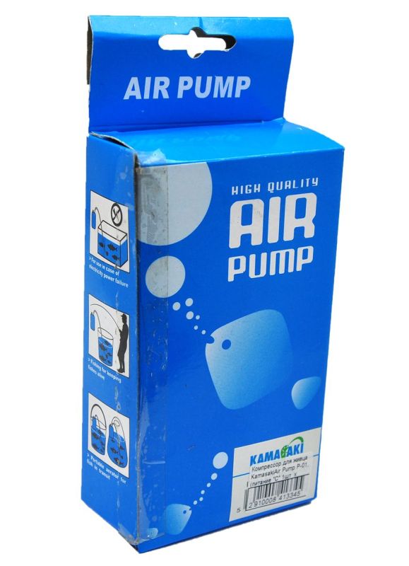 Компрессор для живца Kamasaki - Air Pump P-01, (питание "D" 2 шт х 1.5V)