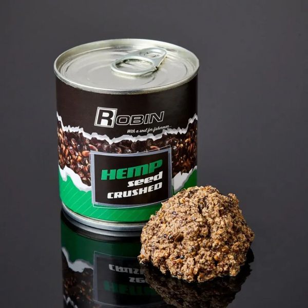 Прикормка Конопля измельченная Robin - ж/б 200 мл