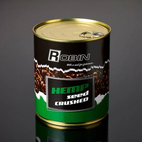 Прикормка Конопля измельченная Robin - ж/б 900 мл