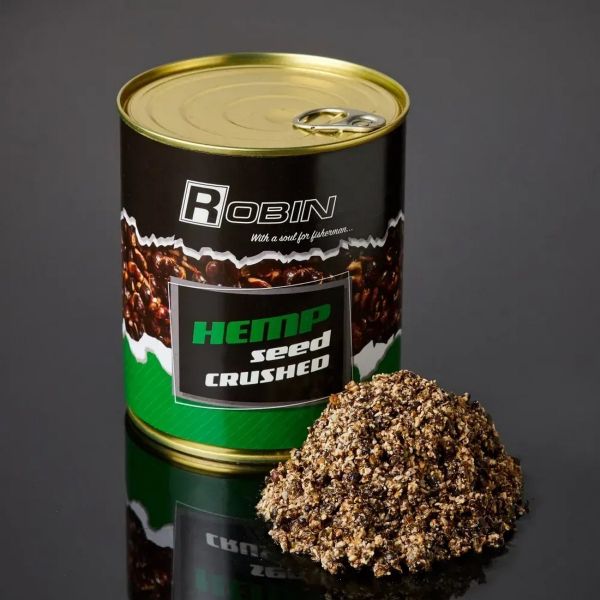 Прикормка Конопля измельченная Robin - ж/б 900 мл