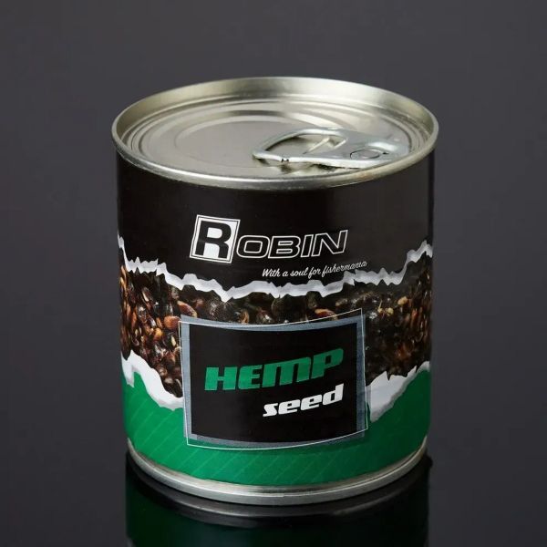 Прикормка Конопля Robin - Натурал - ж/б 200 мл