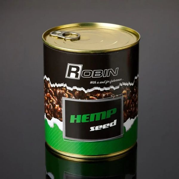 Прикормка Конопля Robin - Натурал - ж/б 900 мл