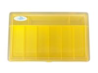 Коробка Briz 012 - Для рибальських снастей - Двополична - 9 вічок - Жовта