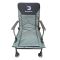 Карповое кресло Megastrike с подставкой для ног - SH9-3-8 - (70+50)x55x95 см - С боковым карманом на змейке - Олива