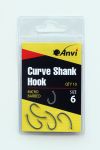 Крючок карповый Anvi Curve Shank Hook №6 - 10 шт/уп