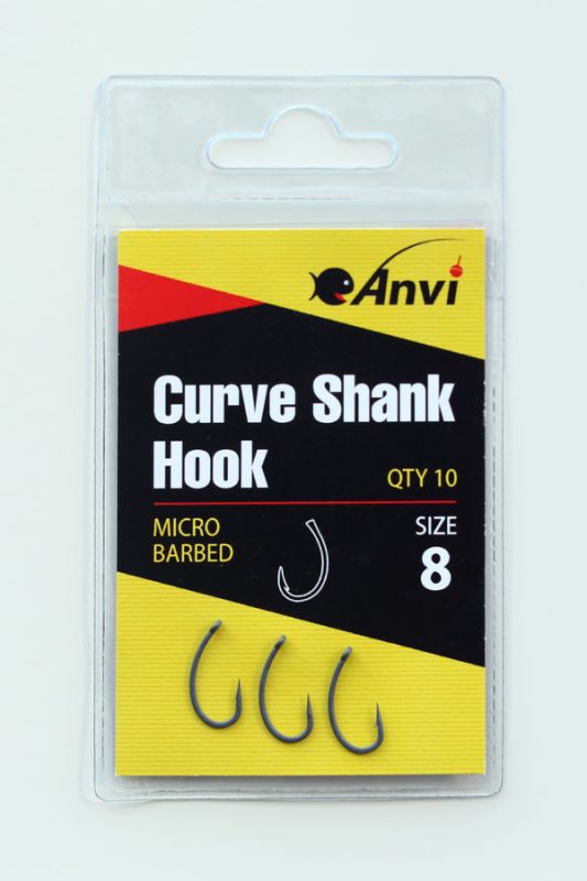 Гачок короповий Anvi Curve Shank Hook №8 - 10 шт/уп