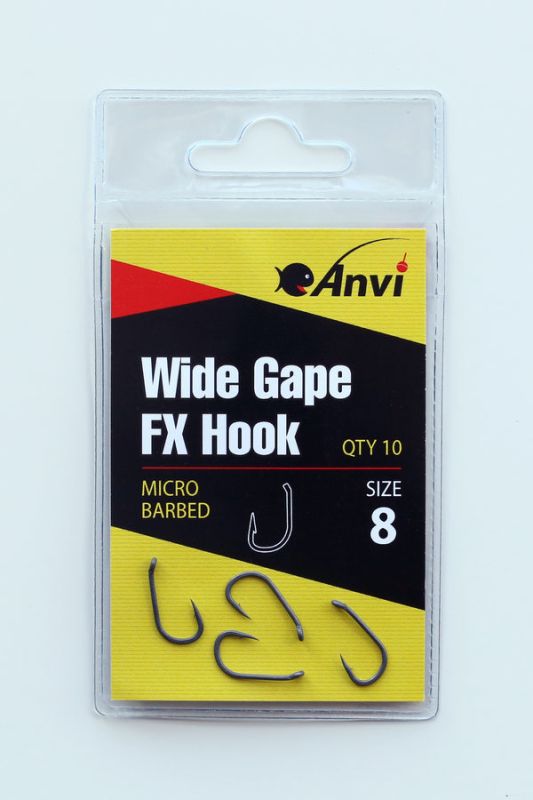 Гачок короповий Anvi Wide Gape FX Hook №8 - 10 шт/уп