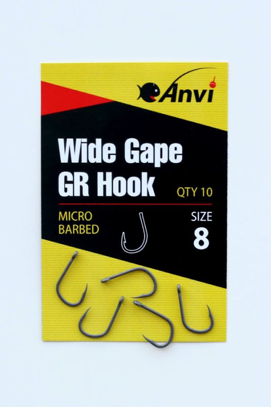 Гачок короповий Anvi Wide Gape GR №8 - 10 шт/уп