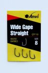Крючок карповый Anvi Wide Gape Straight №8 - 10 шт/уп