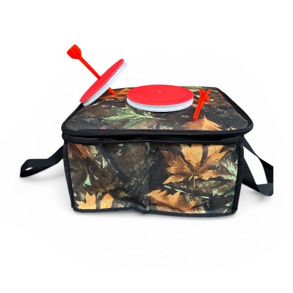 Кружки рыболовные - Неоснащенные - Усиленные (тройник) - 20 штук + Сумка Дубок