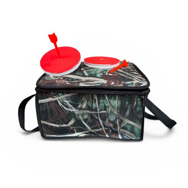 Кружки рыболовные - Неоснащенные - Усиленные (тройник) - 20 штук + Сумка Камыш