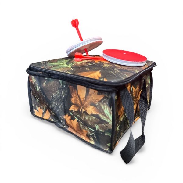 Кружки рыболовные - Оснащенные - Усиленные (тройник) - 20 штук + Сумка Дубок