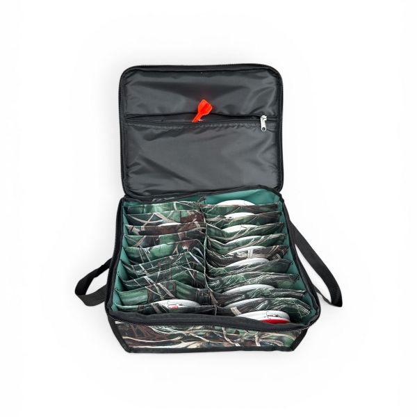 Кружки рыболовные - Оснащенные - Усиленные (тройник) - 20 штук + Сумка Камыш