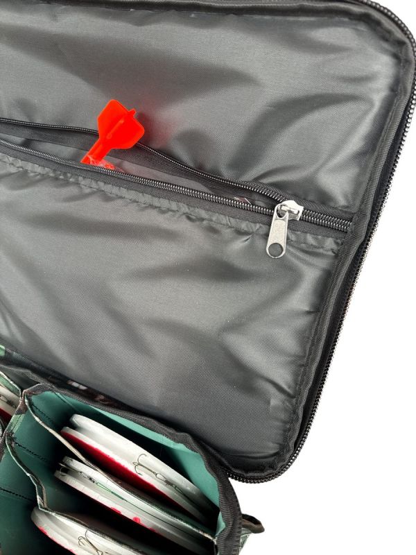 Кружки рыболовные - Оснащенные - Усиленные (тройник) - 20 штук + Сумка Камыш