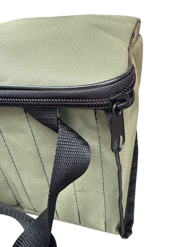 Кружки рыболовные - Оснащенные - Усиленные (тройник) - 20 штук + Сумка Хаки