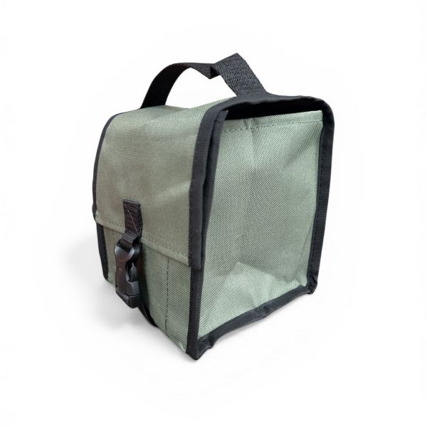 Кружки рыболовные - Оснащенные - Усиленные (тройник) - 5 штук + Сумка Хаки