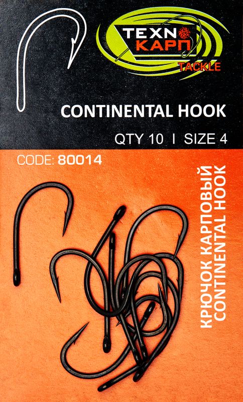 Крючок карповый - Технокарп - Continental hook