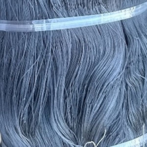 Сетєполотно Titanium Corona - Рибальська лялька - Жилка 0,15 мм*9 - Сірий - Висота 75 вічок - Довжина 150 м